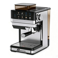 Cafetera Espresso Automática Anbolife de 20 Bares con Molinillo, Diseño Compacto, Protección Contra Sobrecalentamiento, Autolimpieza, Fabricación OEM