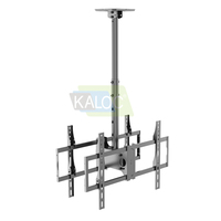 Soporte de Pared para TV KLC-T1 de Acero 600X400 32" 80" Inclinable, Giratorio, Soporte de Techo para LCD, Soporte de Pared y Techo para LED, Soporte para TV de Plasma
