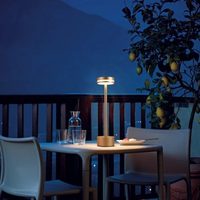 Lampe de table LED tactile sans fil en aluminium minimaliste, écologique, pour chevet, café, bureau, hôtel, restaurant, extérieur, salle à manger, bar