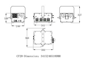 Hot bán mới được đưa ra sợi Carbon ngoài trời không thấm nước laser hiển thị hệ thống với trình điều khiển kỹ thuật số và thép không gỉ xử lý - Product Image 5
