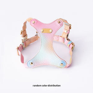 調節可能なプルレザー犬用ハーネス,通気性快適ペット用小型中型大型犬用 - Product Image 2