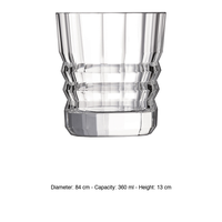 Verre Highball Louisiane 36 cl H 13 cm Ø 8,4 cm Arcoroc