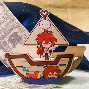 Cartoon Wooden Standee Wholesale Custom Wooden Stand Anime Clear <b>Phone</b> Stand <b>Holder</b> Wooden Standee - Product Image 3