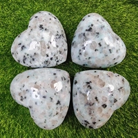 Kiwi Jasper Coeur Guérison Gemme Reiki Pierre Cristal Plam Kiwi Jasper Coeur Pour Fengshui