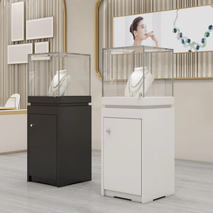 Support d'exposition de bijoux sur mesure, vitrine en verre haut de gamme avec éclairage LED pour bijouterie, centre commercial de luxe, boutique d'antiquités - Product Image 5