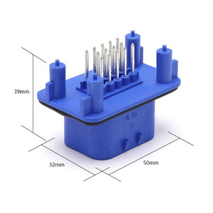 Conector ECU Automotriz de 14 Pines a Prueba de Agua, Enchufe PCB 776262 5 776273 5 776266 5, Azul, Rojo, Verde, Plástico, para Uso en Automóviles - Product Image 2