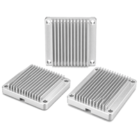 Placa de disipación de calor de aluminio 6063 para fresado CNC de 4 ejes, para automatización industrial, piezas de aluminio CNC personalizadas en serie