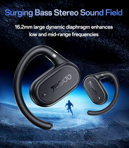 Yesido BT5.3 IPX5 headphone telinga, <span class=keywords><strong>Headset</strong></span> BT nirkabel baterai besar, headphone On-ear Open-end tahan air YSP25 - Product Image 4
