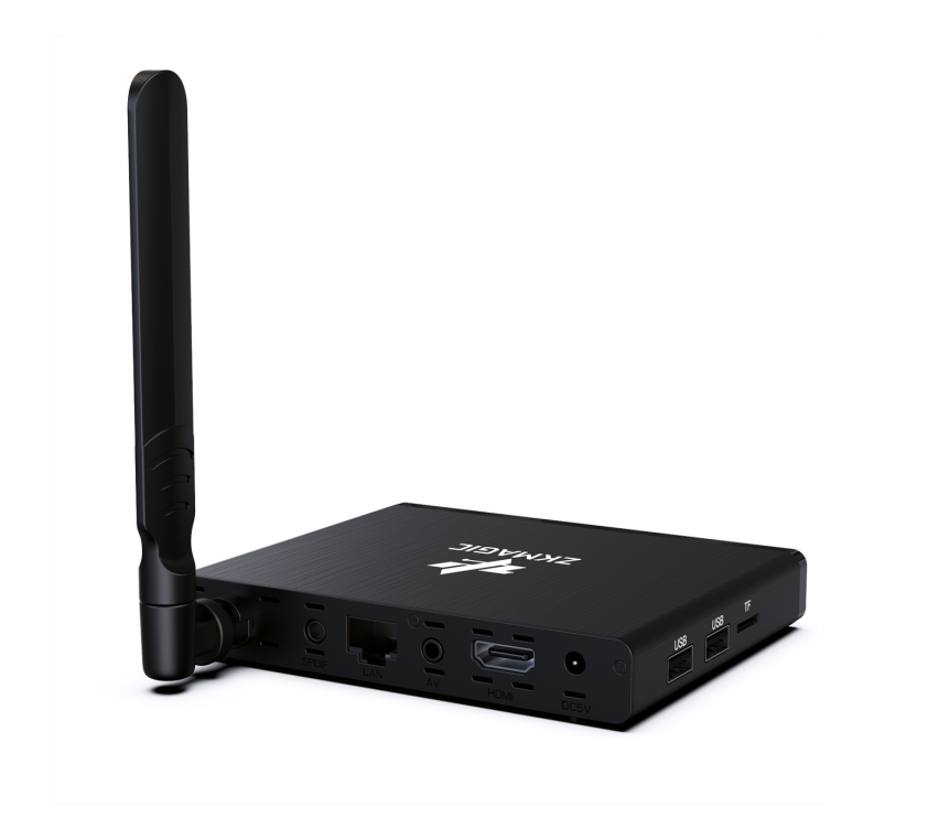 Z1W Android 8.1 Amlogic S905W 2GB 16GB Dispositivo de TV inteligente Quad Core 2,4 GHz WiFi TV BOX