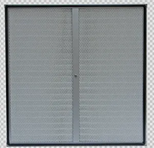 GMP cleanroom HVAC Ceiling Mounted H13 h14DOP Ducted terminal Hepa Filter With Hood for Laboratory