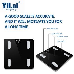 2025 गर्म बिक्री इलेक्ट्रिक स्मार्ट बाथरूम डिजिटल वजन पैमाने ट्यूया ब्लूटूथ वाईफ़ाई व्यक्तिगत वजन शरीर वसा स्केल - Product Image 4