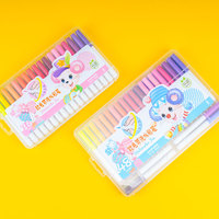 Ensemble de stylos pinceaux à pointe feutre personnalisés par le fournisseur, logo personnalisé, stylo à pointe feutre pour la calligraphie, marqueur d'art à l'eau douce pour la peinture à l'aquarelle