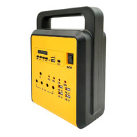 Système solaire miniature monocristallin 20W 18V, éclairage DC, ampoule 3W, batterie au plomb-acide sans entretien 7AH 12V