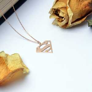 Inspirar joyería de acero inoxidable de la joyería <span class=keywords><strong>Superman</strong></span> encanto collar de oro o rosa oro plateado colgante personalizado collar - Product Image 3