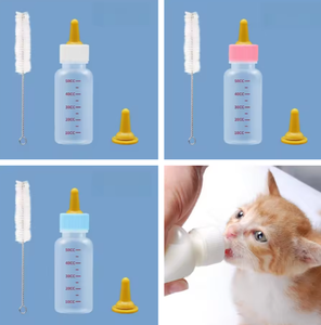 กระเป๋าซิลิโคนเก็บอาหารสัตว์เลี้ยงแบบไม่ลื่นชามอาหารสุนัขขวดเล็กสำหรับให้อาหารสัตว์เลี้ยง - Product Image 4