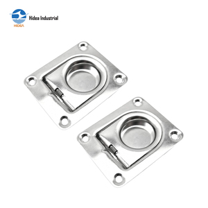 Poignée de levage de trappe de pont HIDEA pour yacht bateau qualité <span class=keywords><strong>marine</strong></span> AISI 304/AISI 316 anneau de traction à ressort - Product Image 5