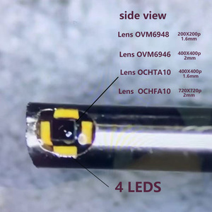 Thế giới nhỏ nhất 0.45 1 mét Cáp LED chiếu sáng ov6946 TA10 siêu nhỏ gọn nội soi module1/18 "CMOS cảm biến 400x400P Độ Phân giải - Product Image 5