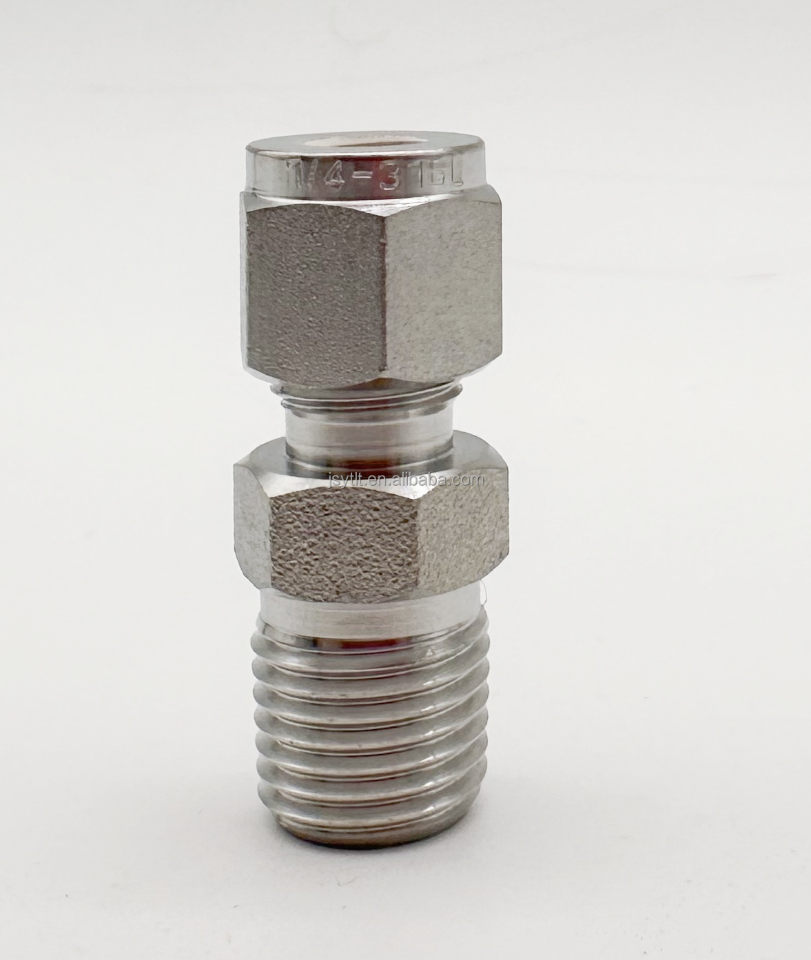 Stainless Steel Ferrule Compression Union Pipe Size 1/8''1/2''1/4'' High Pressure NPT BSPT JIS Hydraulic Bulkhead Union Fittings