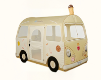Tente de jeu pliable d'autobus de défilé de casse-croûte pour des enfants à la maison extérieure pour la vente de boissons de casse-croûte tente gonflable d'autobus de nourriture de camion de carnaval