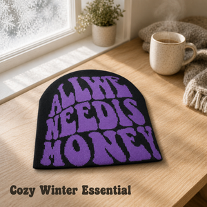 Highfly Custom Jacquard <strong>Knit</strong> Beanie Psychedelic Bubble Graphic Winter Streetwear Unisex OEM Private Label Wholesale - Product Image 5