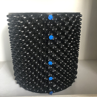 Pots de contrôle des racines en plastique de haute qualité, noirs, en HDPE+UV, pour une croissance rapide des racines des plantes, pots de pépinière en plastique