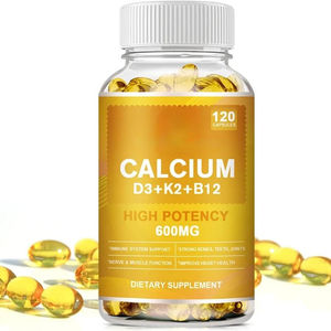 Suplemento OEM de Calcio, Vitamina D3+K2+B12, Apoya la Densidad Ósea para Adultos y Adolescentes - Product Image 1