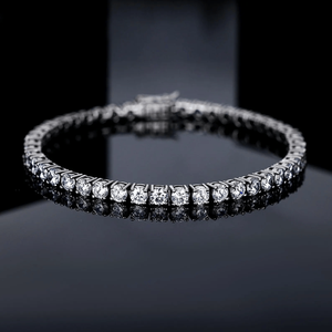 High Quality 2mm 3mm 4mm Pass Diamond <b>Tester</b> Vvs Moissanite Bracelet 925 Sterling Silver Luxury Iced Out Tennis Bracelet - Product Image 3