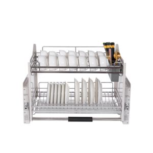 Kitchen Pull Out Spice Pack Basket <b>Vegetable</b> <b>Storage</b> Pull Out Stainless Steel Baskets Drawer Pull Out Spice Pack - Product Image 1