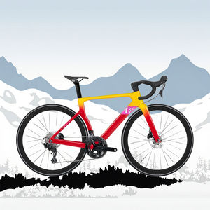 Vélo de route en carbone LEAO T8 700C 2025 NEUF avec dérailleur avant SHlMANO 105 RS 24S, frein à disque hydraulique intégral, course sur route en carbone - Product Image 1