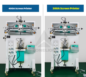 Semi Automatic Curved Screen Printing Equipment for Milk Tea Paper Cup PET Bottle Glass Cosmetic Bottle Logo Printing