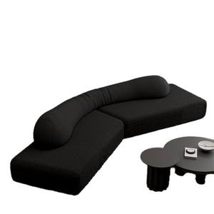 Canapé en tissu minimaliste italien, design modulaire en forme de S, pour salon et zones de réception - Product Image 2
