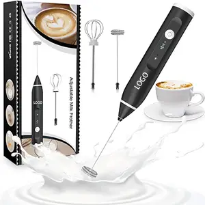Milk Frother Handheld Coffee Frother Electric Whisk, USB Rechargeable Foam  Maker Bubbler Egg Beater For Hot