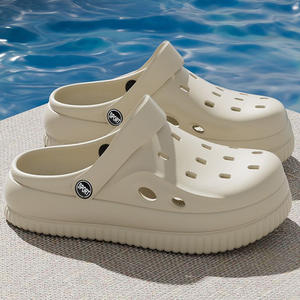 รองเท้าลำลองแบบสวมใส่สบายสำหรับฤดูร้อน น้ำหนักเบา ทนทานต่อการสึกหรอ เหมาะสำหรับชายหาด ใช้ได้ทั้งในบ้านและนอกบ้าน - Product Image 1