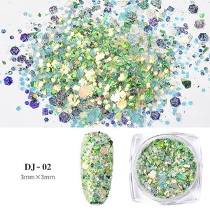 Mixed Nail Glitter Sequins Manicure Decoration Flakes DIY Nail Art Design Supplies for Salon Use - Product Image 2