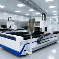 Machine de découpe laser à fibre CNC fabriquée en Chine, 3000*1500mm, pour la découpe de métaux et d'acier
