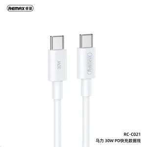 Remax 2.1a Aluminium legierung 1m 2m Mobiles Daten-Mikro kabel USB Typ C zu USB-Kabel