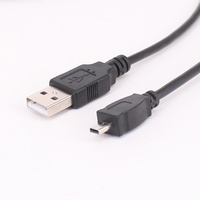 Mini Cable USB-A de 8 Pines para Transmisión de Datos y Carga con Revestimiento de PVC y Conductores de Cobre Puro para Cámaras SLR y Computadoras