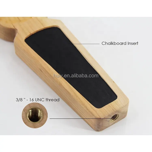 Nhà máy tùy chỉnh gỗ bia stave <span class=keywords><strong>tap</strong></span> xử lý cá nhân Laser khắc bia <span class=keywords><strong>tap</strong></span> xử lý với bảng đen - Product Image 4