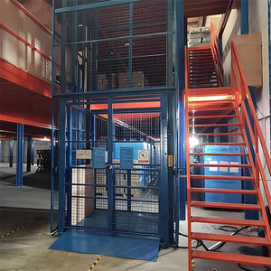 <span class=keywords><strong>Platform</strong></span> Lift Kargo Hidrolik Bertingkat Tinggi Berkualitas Tinggi dengan Kapasitas Beban 2000kg, Tinggi Angkat 3m, Rel Pemandu, Penggunaan Industri - Product Image 4