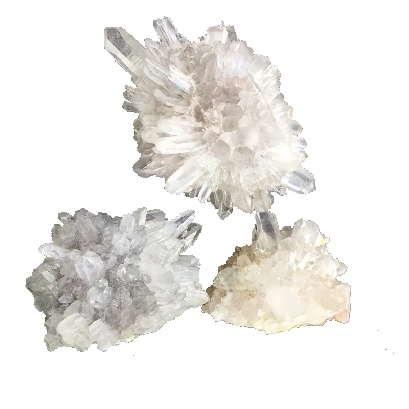 Excellent natural clear quartz crystal cluster for gifts large rock quartz crystal clusters
