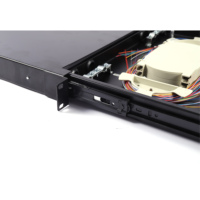 Panneau de brassage à fibre optique coulissant ODF, coffret de montage en rack pour fibre optique, duplex, 19 pouces, 1U 2U 3U 4U, 12 24 48 96 144 ports