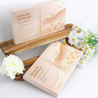 Suero Ampolla de Colágeno y Elastina Vegano Coreano OEM 20x2ml, Productos para el Cuidado de la Piel con Efecto Lifting, Reafirmante, Hidratante y Antienvejecimiento