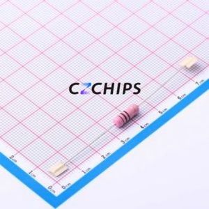 Résistance traversante CR2WS-10ohm 5%-TT63, composant traversant (THT), D4.5xL11mm, film carbone 10Ohm 5% 500V - Product Image 1