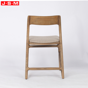 Wabi-Sabi กรอบไม้แอชเก้าอี้ไม้เบาะรองนั่งเก้าอี้ห้องอาหารสีวอลนัท - Product Image 4