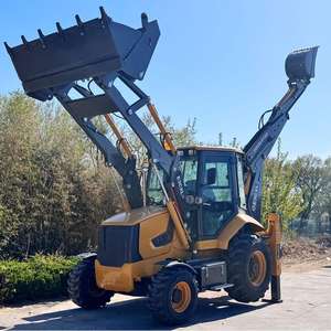 Chargeuse-pelleteuse 4x4, prix usine, 85 kW, diesel, certifiée CE, godet frontal 1 m³, pour agriculture - Product Image 5