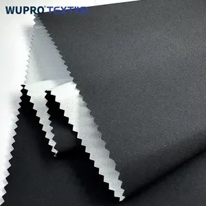 Impermeable 2 capas mecánico elástico laminado TPU blanco 5K/5K 0,02mm cortavientos de Unión Softshell tela de nailon