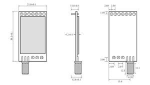 Ebyte 433MHz <span class=keywords><strong>RF</strong></span> <span class=keywords><strong>Receiver</strong></span> máy phát không dây và SI4463 868MHz mô-đun - Product Image 4