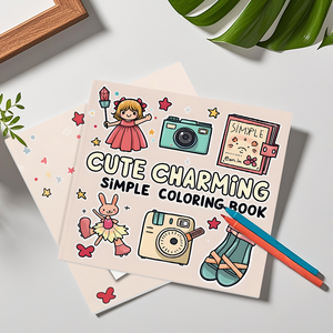 Sách tô màu cho trẻ em, sách tô màu Bìa mềm, đồ chơi học tập tùy chỉnh cho Thời thơ ấu - Product Image 3