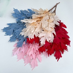 Décoration de table artificielle <span class=keywords><strong>en</strong></span> feuilles de chêne pour mariage à domicile, brise de table d'<span class=keywords><strong>automne</strong></span> avec arbres et paysage réalistes pour Pâques - Product Image 2