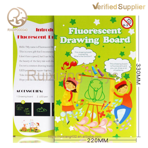 Mémoire multifonctionnelle Magic Fluorescent Doodle Board <span class=keywords><strong>Tablette</strong></span> d'écriture éducative pour enfants pour la peinture DIY Emballé dans une boîte - Product Image 5